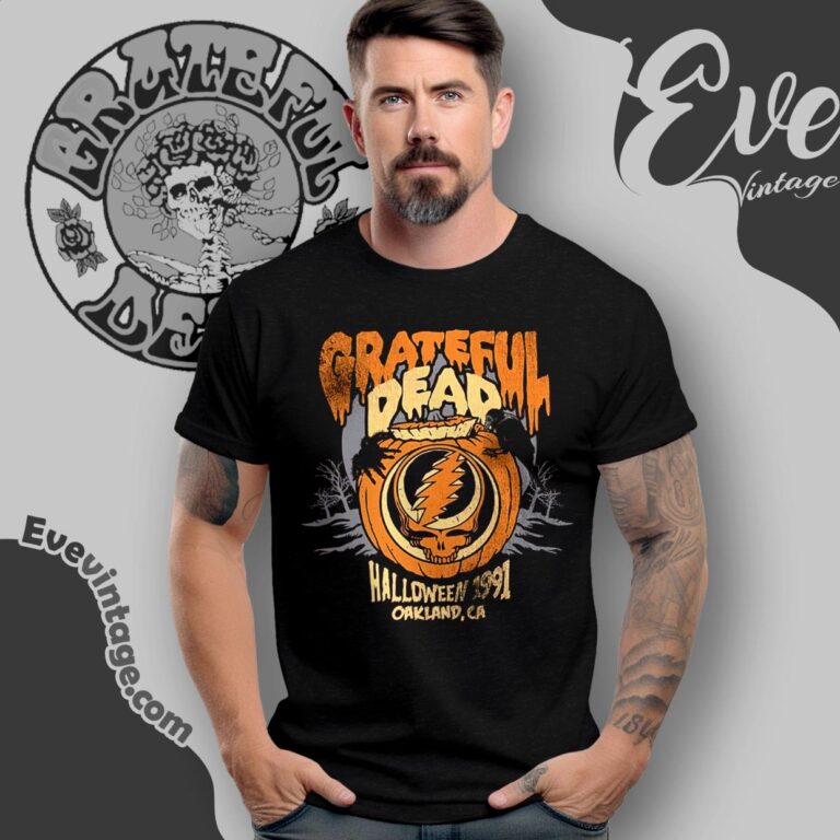 Grateful Dead Halloween 1991 Oakland Coliseum Arena T shirt Grateful Dead Halloween 1991 Oakland Coliseum Arena T shirt
