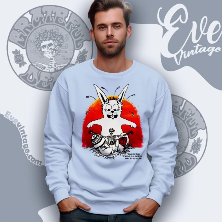 Grateful Dead Happy Easter 1987 Shirt Irvine Meadows Amphitheatre Sweatshirt Grateful Dead Happy Easter 1987 Shirt Irvine Meadows Amphitheatre Sweatshirt