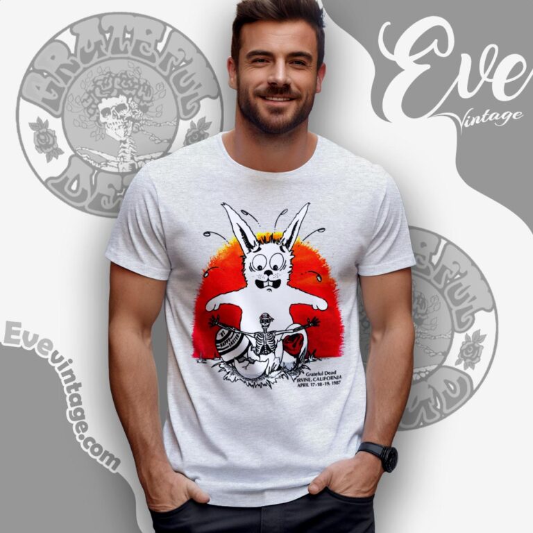 Grateful Dead Happy Easter 1987 Shirt Irvine Meadows Amphitheatre T shirt Grateful Dead Happy Easter 1987 Shirt Irvine Meadows Amphitheatre T shirt