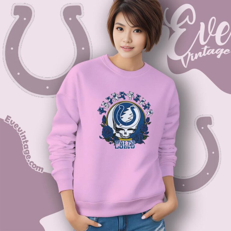 Grateful Dead Indianapolis Colts Roses Dancing Bears Shirt Sweatshirt Grateful Dead Indianapolis Colts Roses Dancing Bears Shirt Sweatshirt