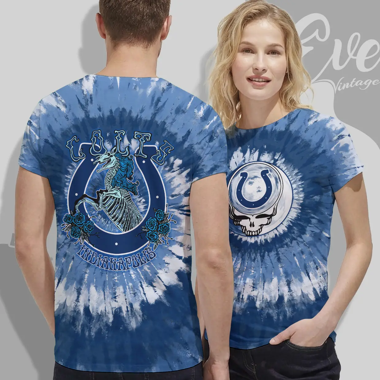 Grateful Dead Indianapolis Colts Stealie Tie Dye Women T shirt Grateful Dead Indianapolis Colts Stealie Tie Dye Women T shirt