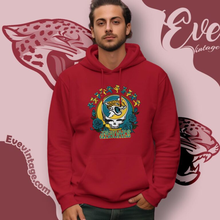 Grateful Dead Jacksonville Jaguars Roses Dancing Bears Shirt Hoodie Grateful Dead Jacksonville Jaguars Roses Dancing Bears Shirt Hoodie