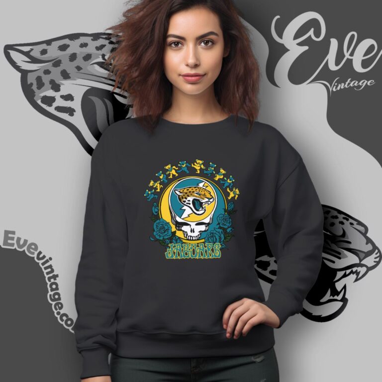 Grateful Dead Jacksonville Jaguars Roses Dancing Bears Shirt Sweatshirt Grateful Dead Jacksonville Jaguars Roses Dancing Bears Shirt Sweatshirt