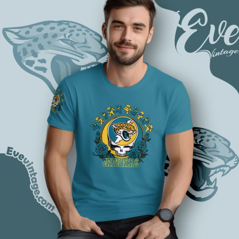 Grateful Dead Jacksonville Jaguars Roses Dancing Bears Shirt T Shirt Grateful Dead Jacksonville Jaguars Roses Dancing Bears Shirt T Shirt