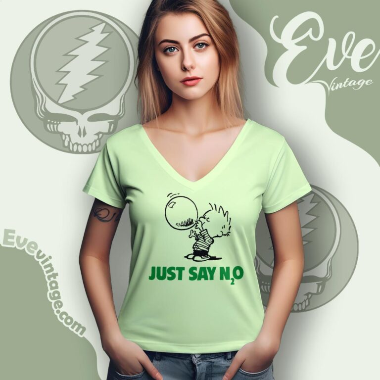 Grateful Dead Just Say N2o Shirt V Neck TShirt Grateful Dead Just Say N2o Shirt V Neck TShirt