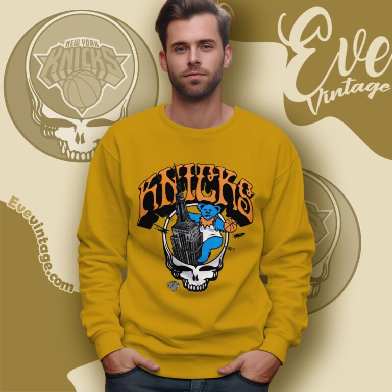 Grateful Dead Knicks Deadhead Steal Your Face Bear Shirt Sweatshirt Grateful Dead Knicks Deadhead Steal Your Face Bear Shirt Sweatshirt
