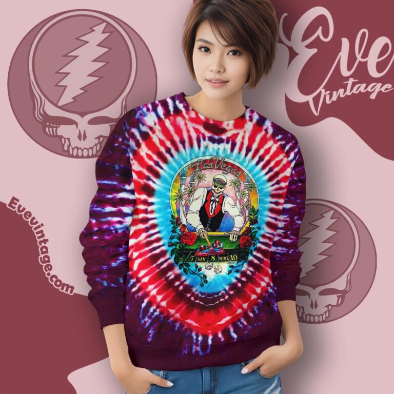 Grateful Dead Las Vegas Silver State Nevada 1992 Tie dye Sweatshirt Grateful Dead Las Vegas Silver State Nevada 1992 Tie dye Sweatshirt