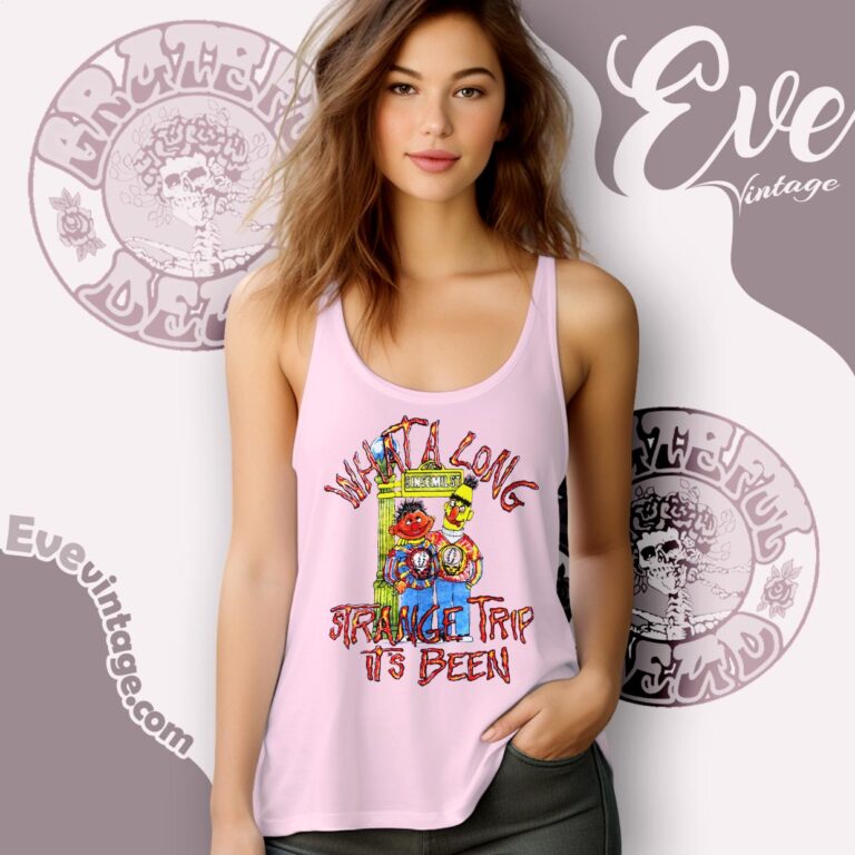 Grateful Dead Long Strange Trip Sesame Street Shirt Tank Top Racerback Grateful Dead Long Strange Trip Sesame Street Shirt Tank Top Racerback