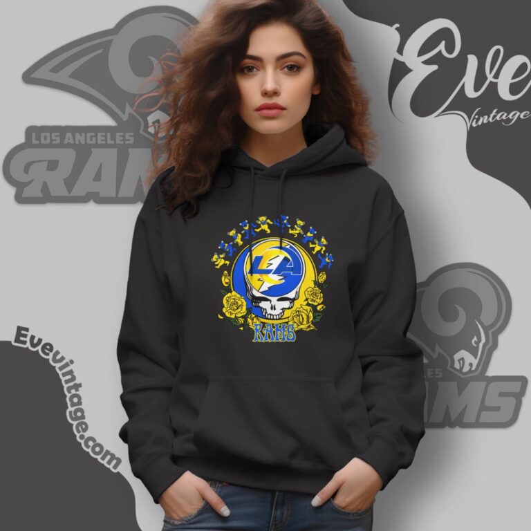 Grateful Dead Los Angeles Rams Roses Dancing Bears Shirt Hoodie Grateful Dead Los Angeles Rams Roses Dancing Bears Shirt Hoodie