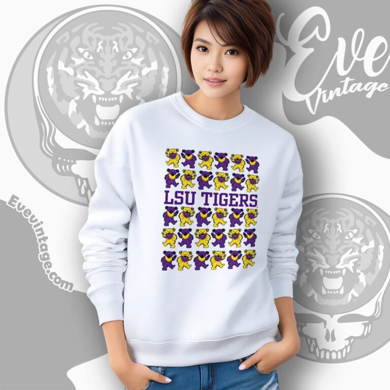Grateful Dead Lsu Tigers Stacked Dancing Bears Shirt Sweatshirt Grateful Dead Lsu Tigers Stacked Dancing Bears Shirt Sweatshirt