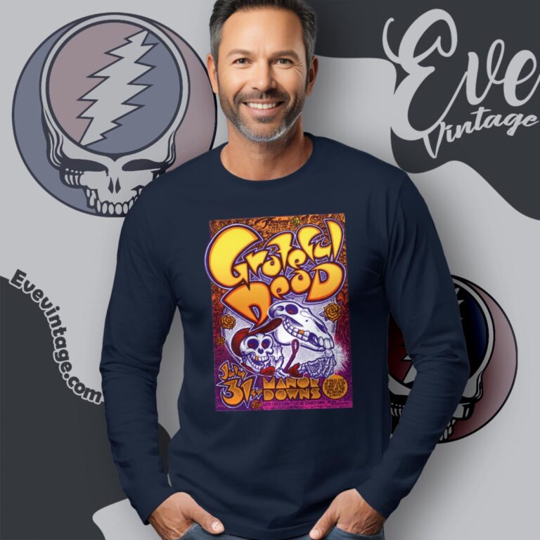 Grateful Dead Manor Downs 1982 Long Sleeve Tee Grateful Dead Manor Downs 1982 Long Sleeve Tee