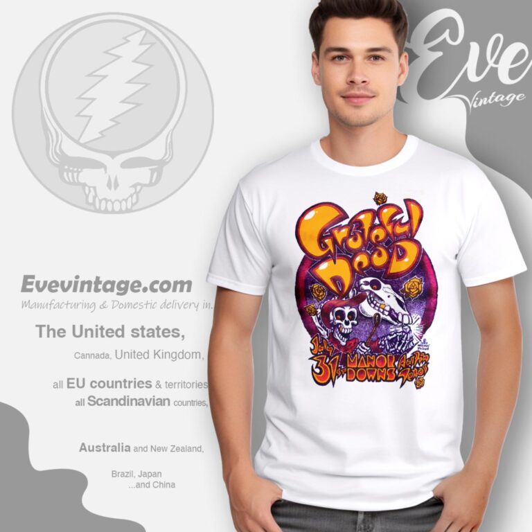 Grateful Dead Manor Downs 1982 Shirt T Shirt Grateful Dead Manor Downs 1982 Shirt T Shirt