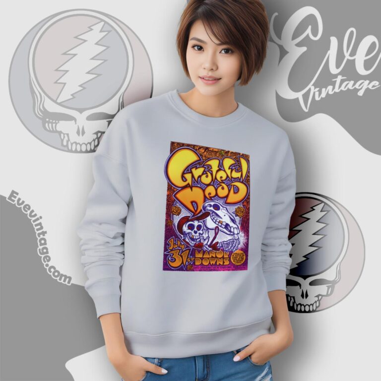 Grateful Dead Manor Downs 1982 Sweatshirt Grateful Dead Manor Downs 1982 Sweatshirt