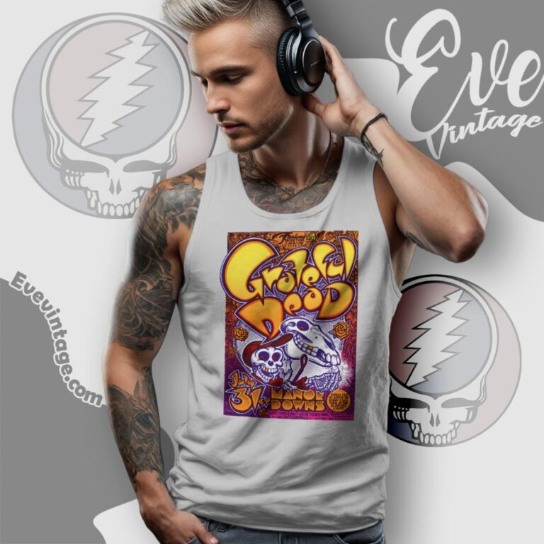 Grateful Dead Manor Downs 1982 Tank Top Racerback Grateful Dead Manor Downs 1982 Tank Top Racerback