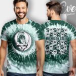 Grateful Dead Michigan State Spartans Steal Your Face Tie-dye Shirt