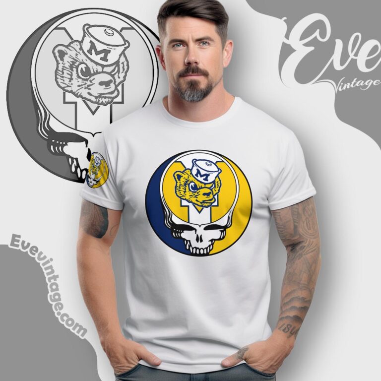 Grateful Dead Michigan Wolverines Steal Your Face Stealie Shirt T shirt Grateful Dead Michigan Wolverines Steal Your Face Stealie Shirt T shirt