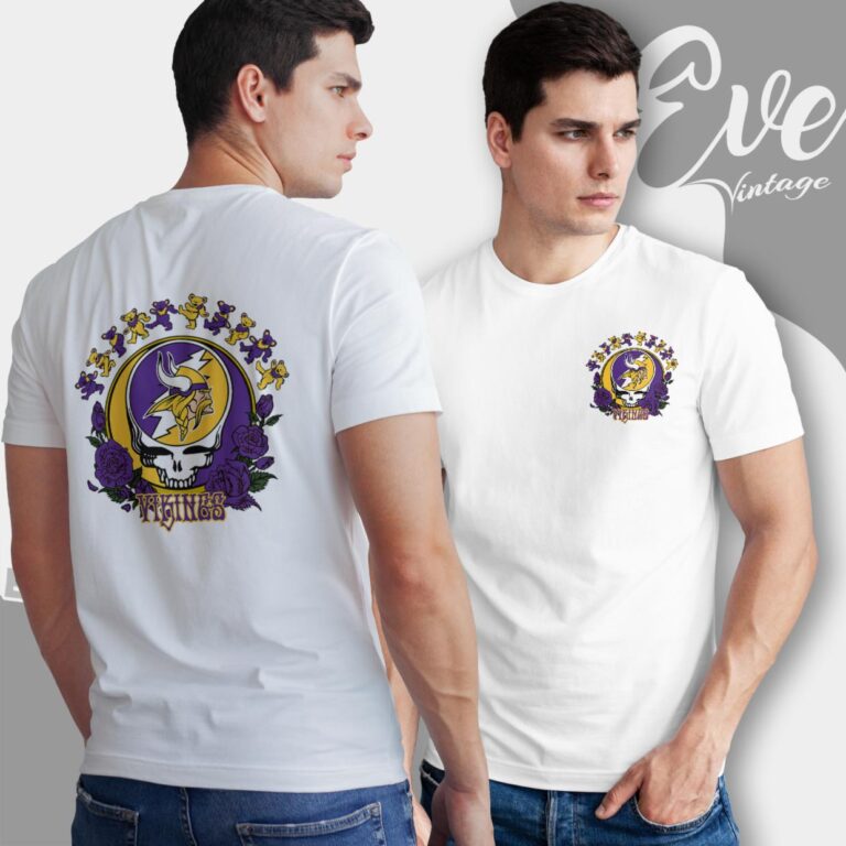 Grateful Dead Minnesota Vikings Roses Dancing Bears Shirt T Shirt Grateful Dead Minnesota Vikings Roses Dancing Bears Shirt T Shirt