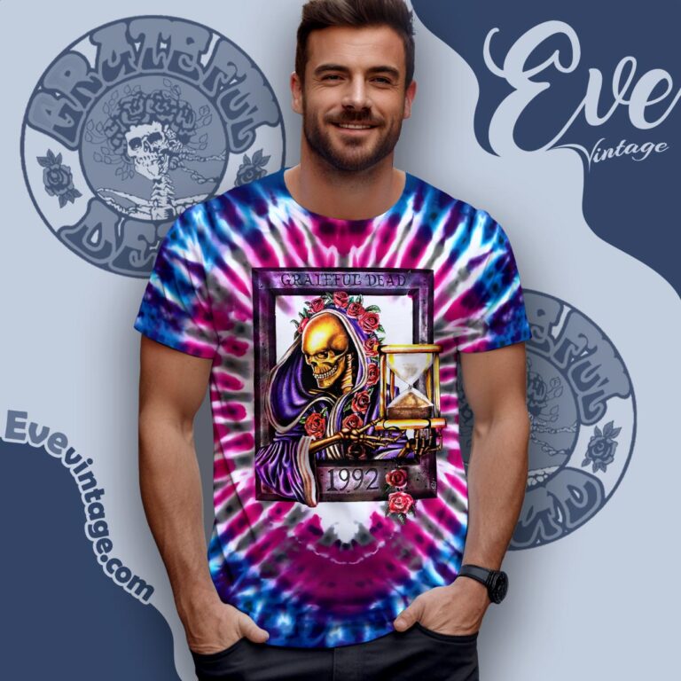 Grateful Dead New Year Eve 1992 Tie dye T shirt Grateful Dead New Year Eve 1992 Tie dye T shirt