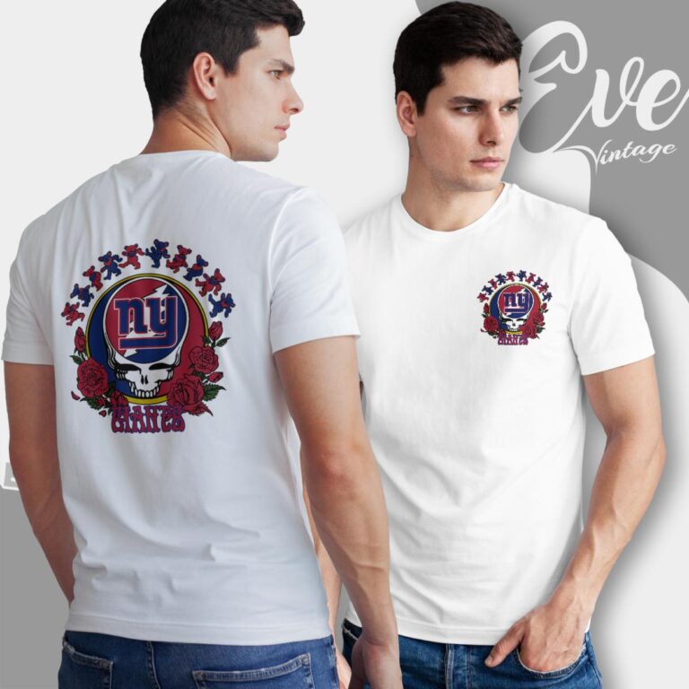 Grateful Dead New York Giants Roses Dancing Bears Shirt T Shirt Grateful Dead New York Giants Roses Dancing Bears Shirt T Shirt