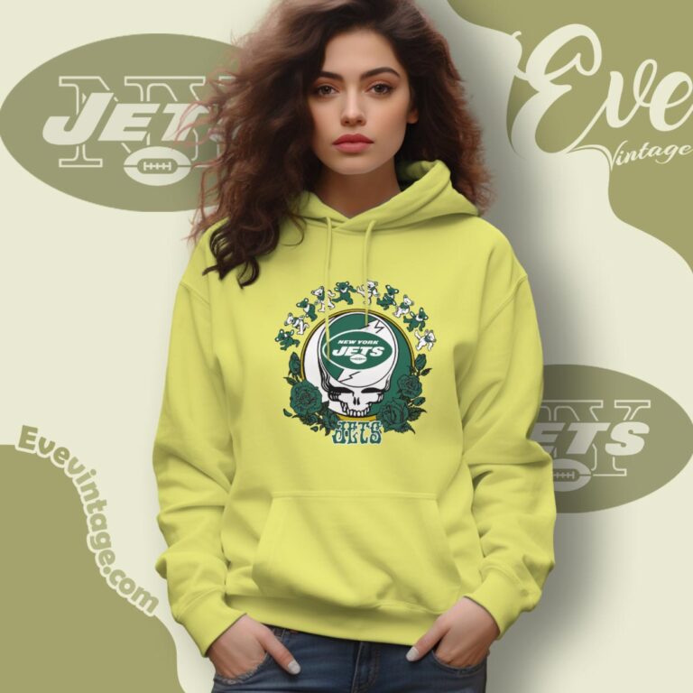 Grateful Dead New York Jets Roses Dancing Bears Shirt Hoodie Grateful Dead New York Jets Roses Dancing Bears Shirt Hoodie