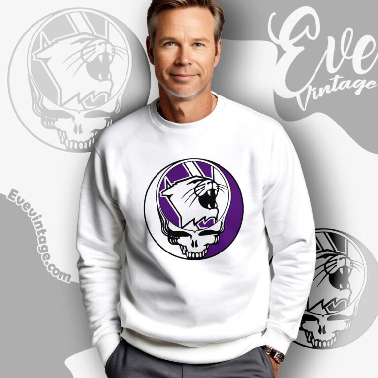 Grateful Dead Northwestern Wildcats Steal Your Face Stealie Shirt Sweatshirt Grateful Dead Northwestern Wildcats Steal Your Face Stealie Shirt Sweatshirt