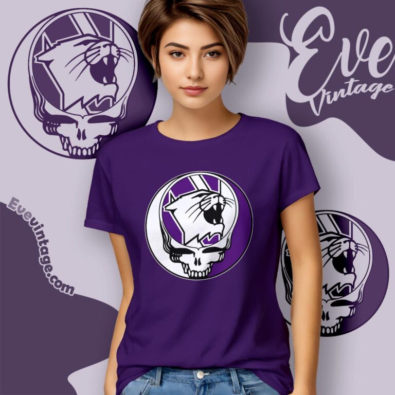 Grateful Dead Northwestern Wildcats Steal Your Face Stealie Shirt Women T shirt Grateful Dead Northwestern Wildcats Steal Your Face Stealie Shirt Women T shirt