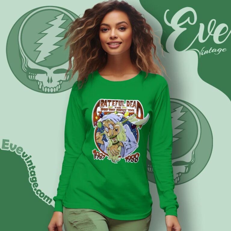 Grateful Dead Oakland Coliseum 1987 Shirt The Band That Forgot Time Long Sleeve Tee Grateful Dead Oakland Coliseum 1987 Shirt The Band That Forgot Time Long Sleeve Tee
