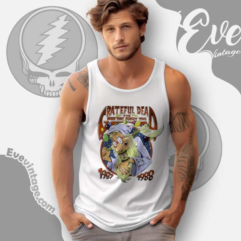 Grateful Dead Oakland Coliseum 1987 Shirt The Band That Forgot Time Tank Top Racerback Grateful Dead Oakland Coliseum 1987 Shirt The Band That Forgot Time Tank Top Racerback