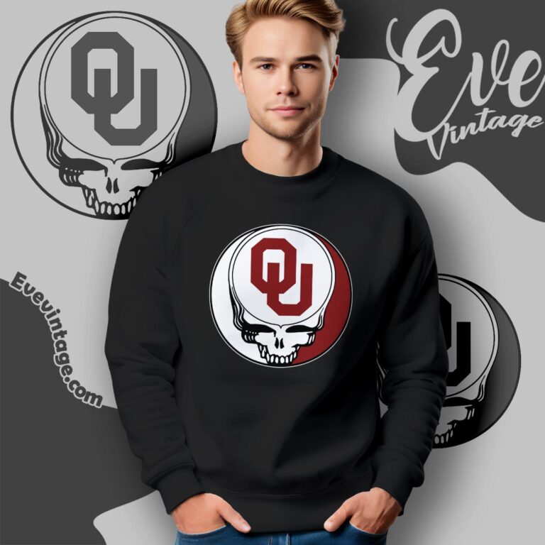 Grateful Dead Oklahoma Sooners Steal Your Face Stealie Shirt Sweatshirt Grateful Dead Oklahoma Sooners Steal Your Face Stealie Shirt Sweatshirt