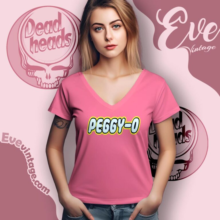 Grateful Dead Peggy o V Neck TShirt Grateful Dead Peggy o V Neck TShirt