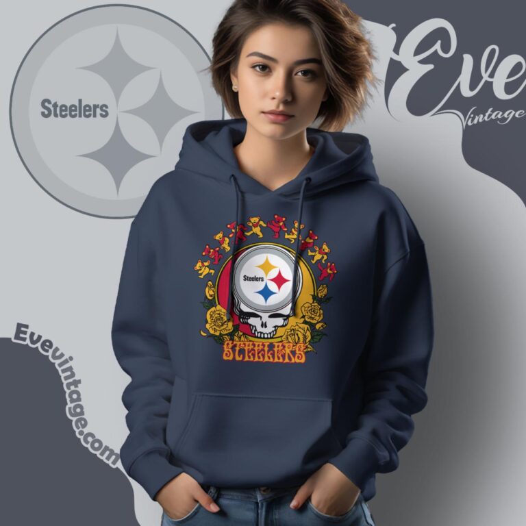 Grateful Dead Pittsburgh Steelers Roses Dancing Bears Shirt Hoodie Grateful Dead Pittsburgh Steelers Roses Dancing Bears Shirt Hoodie