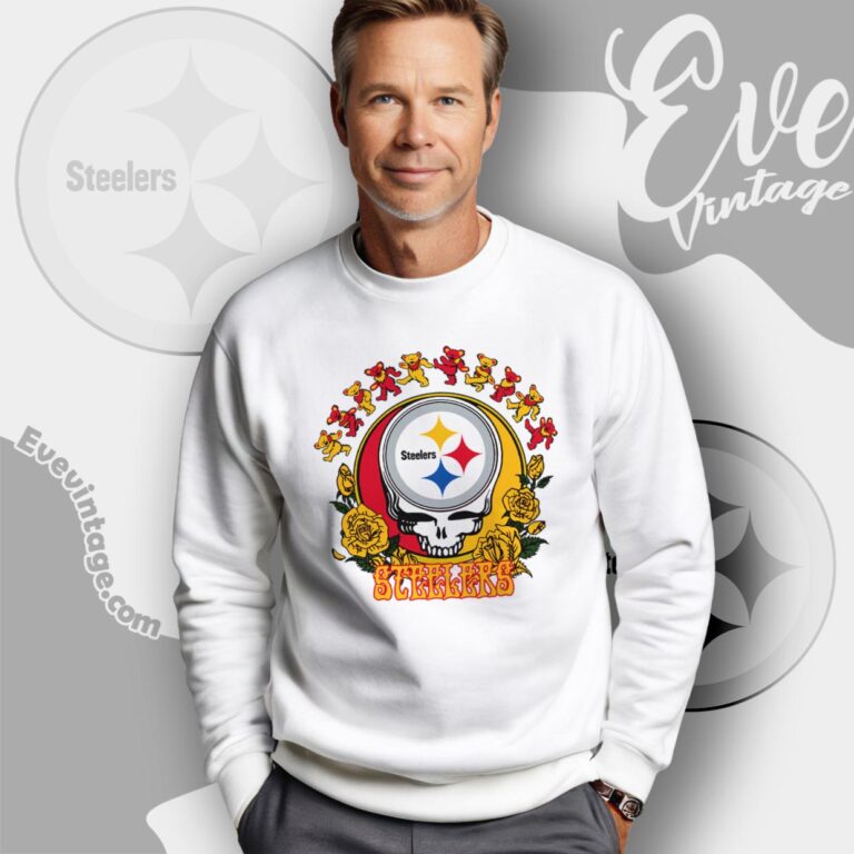 Grateful Dead Pittsburgh Steelers Roses Dancing Bears Shirt Sweatshirt Grateful Dead Pittsburgh Steelers Roses Dancing Bears Shirt Sweatshirt