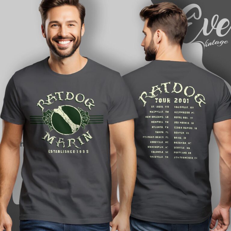 Grateful Dead Ratdog Marin 2001 Bob Weir Tour Shirt T shirt Grateful Dead Ratdog Marin 2001 Bob Weir Tour Shirt T shirt