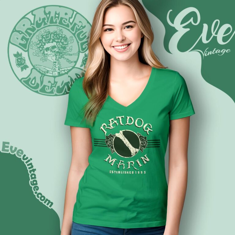 Grateful Dead Ratdog Marin 2001 Bob Weir Tour Shirt V Neck TShirt Grateful Dead Ratdog Marin 2001 Bob Weir Tour Shirt V Neck TShirt
