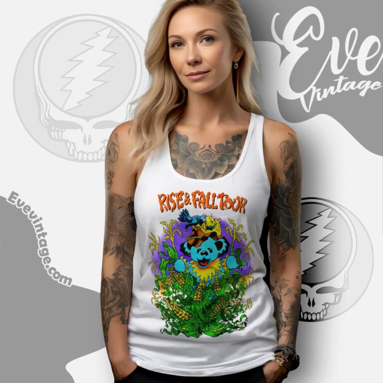 Grateful Dead Rise And Fall Tour 1993 Shirt Tank Top Racerback Grateful Dead Rise And Fall Tour 1993 Shirt Tank Top Racerback