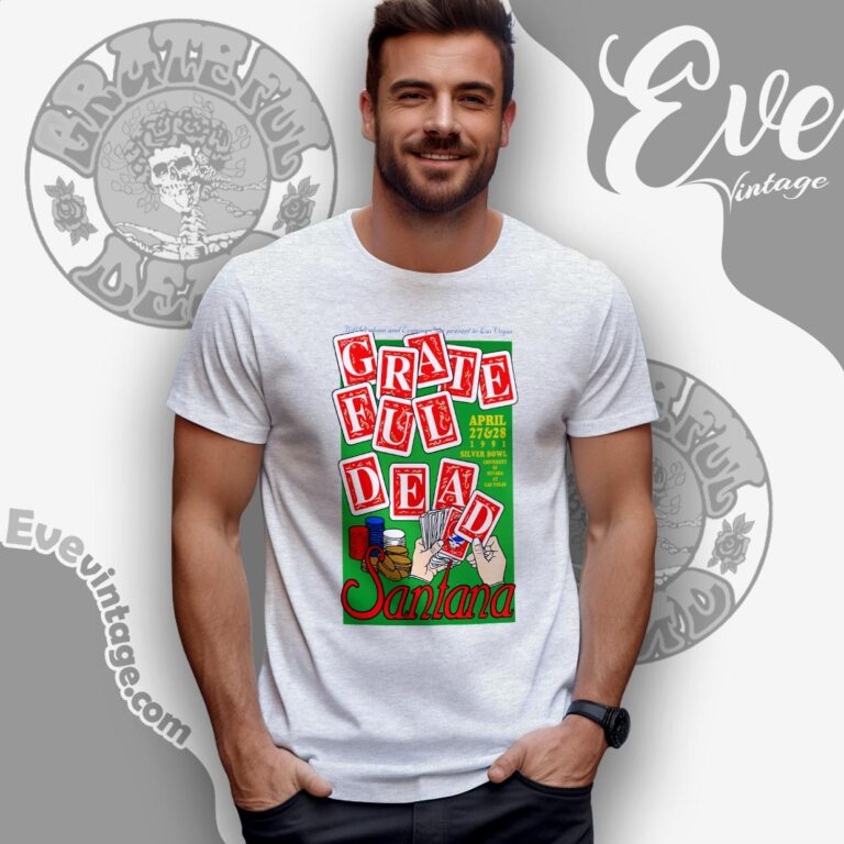 Grateful Dead Santana Las Vegas 1991 Shirt T shirt Grateful Dead Santana Las Vegas 1991 Shirt T shirt