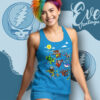 Grateful Dead Sea Swimming Summer Shirt Funny Character