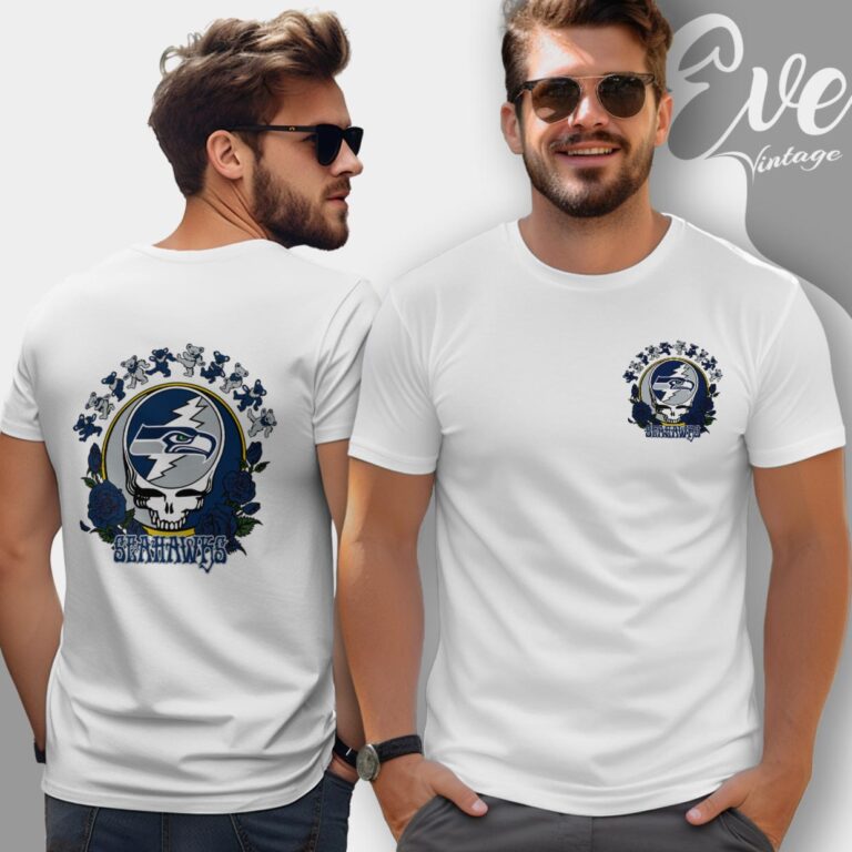Grateful Dead Seattle Seahawks Roses Dancing Bears Shirt T Shirt Grateful Dead Seattle Seahawks Roses Dancing Bears Shirt T Shirt