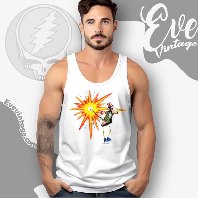 Grateful Dead Shirt Fall Tour 1987 Tank Top Racerback Grateful Dead Shirt Fall Tour 1987 Tank Top Racerback