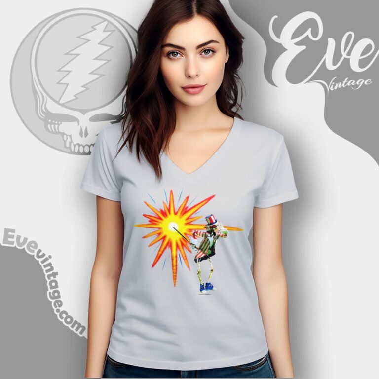 Grateful Dead Shirt Fall Tour 1987 V Neck TShirt Grateful Dead Shirt Fall Tour 1987 V Neck TShirt