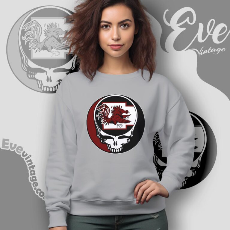 Grateful Dead South Carolina Gamecocks Steal Your Face Stealie Shirt Sweatshirt Grateful Dead South Carolina Gamecocks Steal Your Face Stealie Shirt Sweatshirt