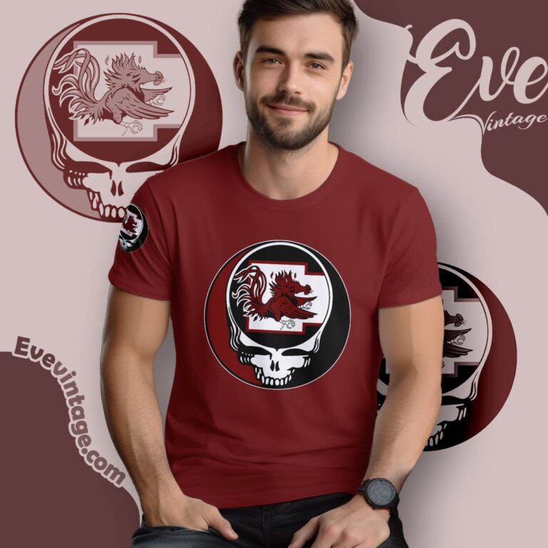 Grateful Dead South Carolina Gamecocks Steal Your Face Stealie Shirt T shirt Grateful Dead South Carolina Gamecocks Steal Your Face Stealie Shirt T shirt