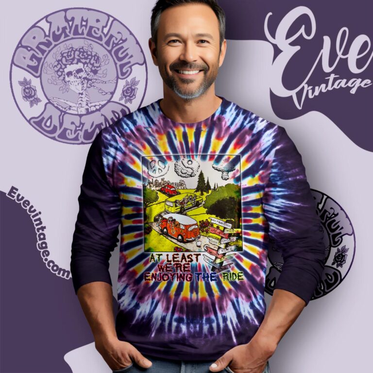 Grateful Dead Spring Tour 1995 Tie dye Long Sleeve Tee Grateful Dead Spring Tour 1995 Tie dye Long Sleeve Tee