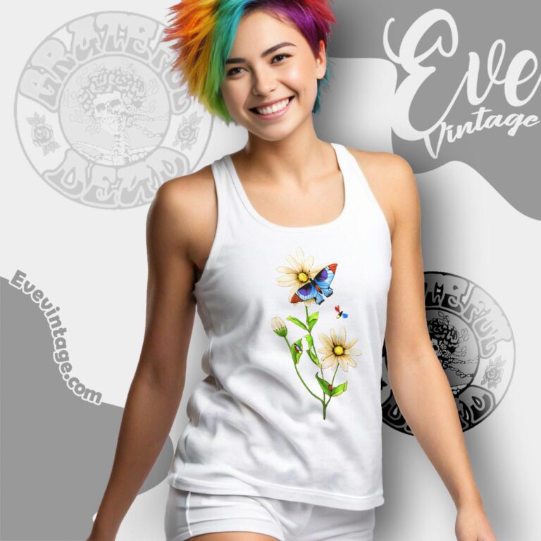 Grateful Dead Spring Tour 1993 Shirt Daisies And Bugs Tank Top Racerback Grateful Dead Spring Tour 1993 Shirt Daisies And Bugs Tank Top Racerback