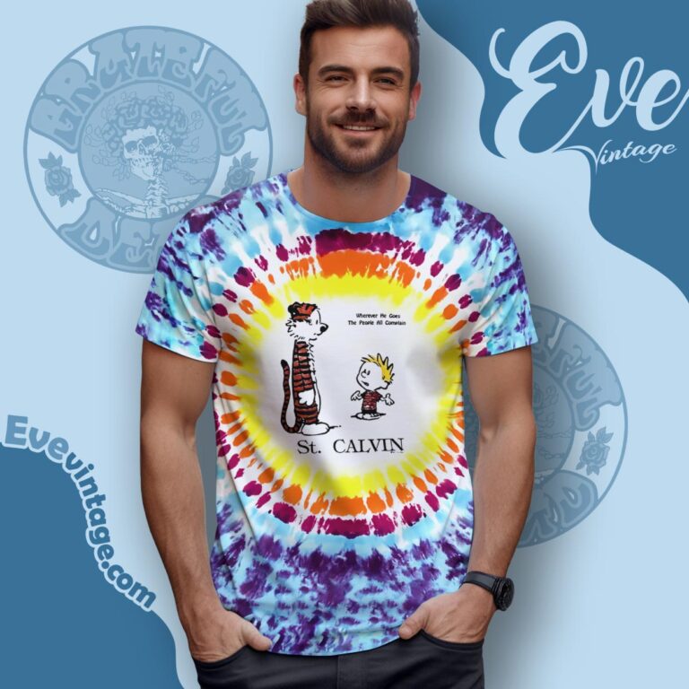 Grateful Dead St Calvin And Hobbes Tie Dye T Shirt Grateful Dead St Calvin And Hobbes Tie Dye T Shirt