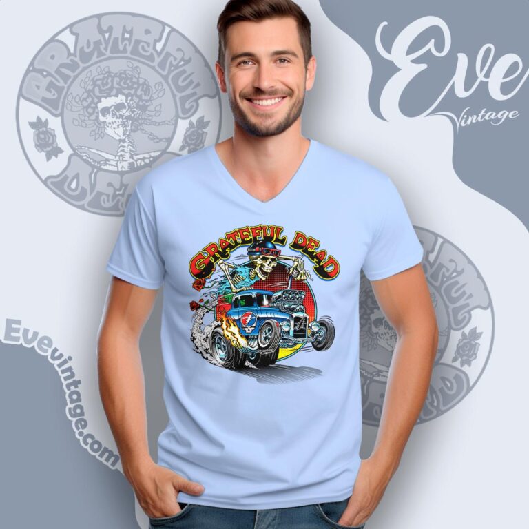 Grateful Dead Steal Your Hot Rod Shirt V Neck TShirt Grateful Dead Steal Your Hot Rod Shirt V Neck TShirt