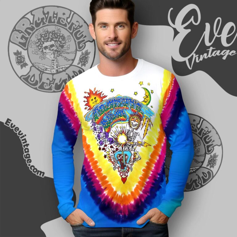 Grateful Dead Summer Tour 1992 Tie dye Long Sleeve Tee Grateful Dead Summer Tour 1992 Tie dye Long Sleeve Tee