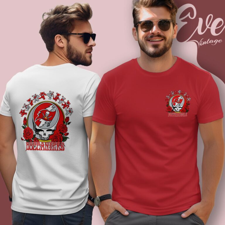 Grateful Dead Tampa Bay Buccaneers Roses Dancing Bears Shirt T Shirt Grateful Dead Tampa Bay Buccaneers Roses Dancing Bears Shirt T Shirt