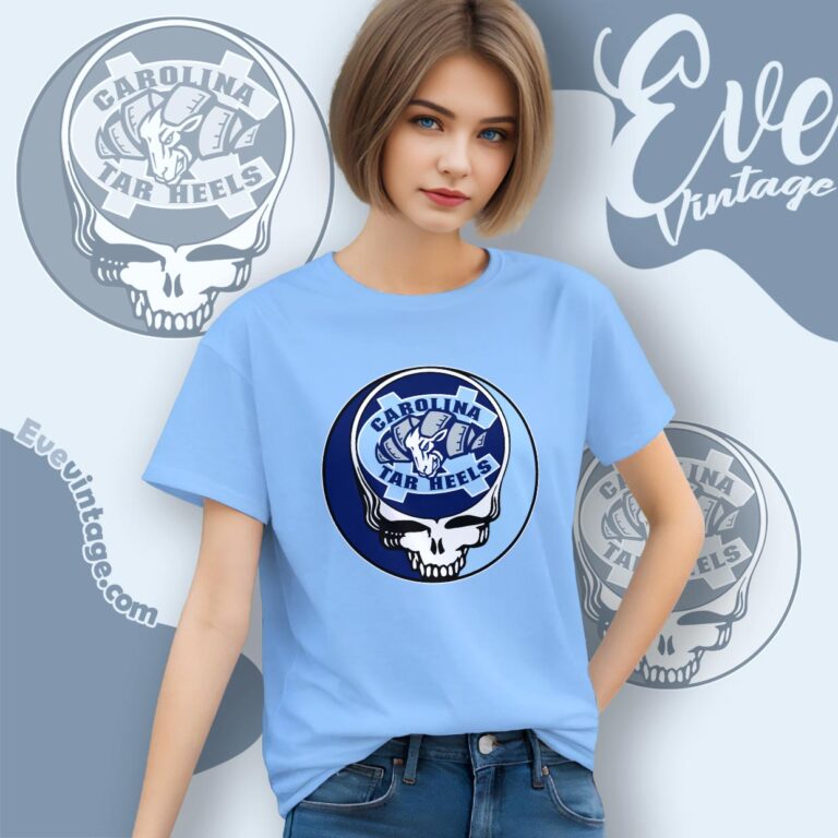 Grateful Dead Tar Heels Steal Your Face Stealie Shirt Women T shirt Grateful Dead Tar Heels Steal Your Face Stealie Shirt Women T shirt