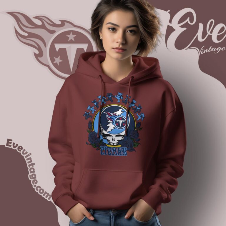 Grateful Dead Tennessee Titans Roses Dancing Bears Shirt Hoodie Grateful Dead Tennessee Titans Roses Dancing Bears Shirt Hoodie